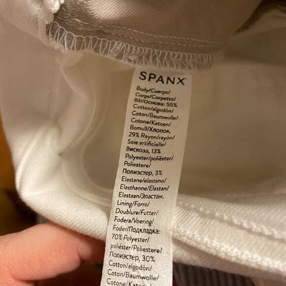 SpanxSupersmooth Stretch Twill Cropped Wide Leg Pant - Picture 4 of 7